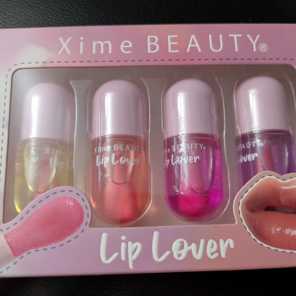 Lip Lover Gloss Set - Yellow, Orange, Pink, Purple